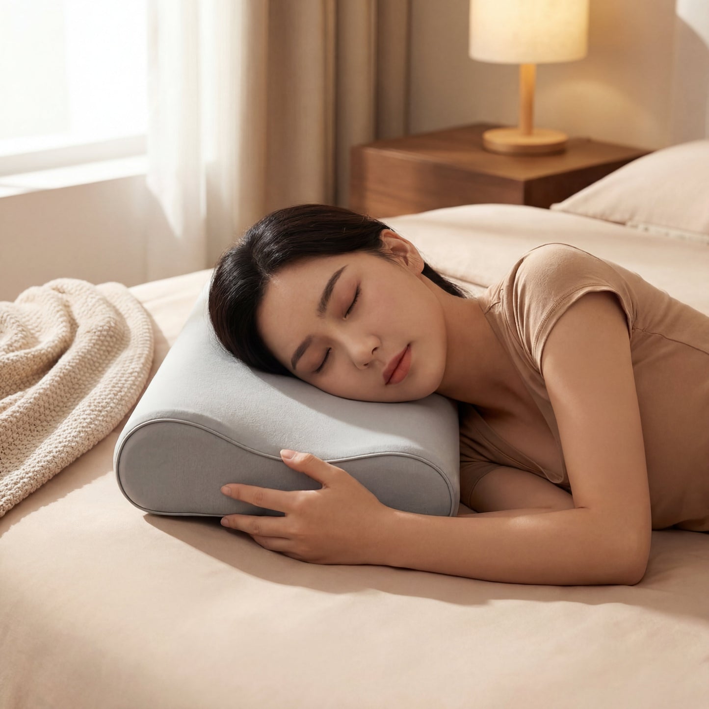 Mijia Memory Cotton Neck Pillow Pro Soft Breathable Antibacterial Strong Support 9cm 11cm High Low Curve Seamless Fit Ergora