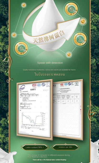 TAIHI Thailand Latex Pillow For Neck Pain Protect Vertebrae Health Care Orthopedic Massage Pillows For Sleeping For Bedroom Ergora