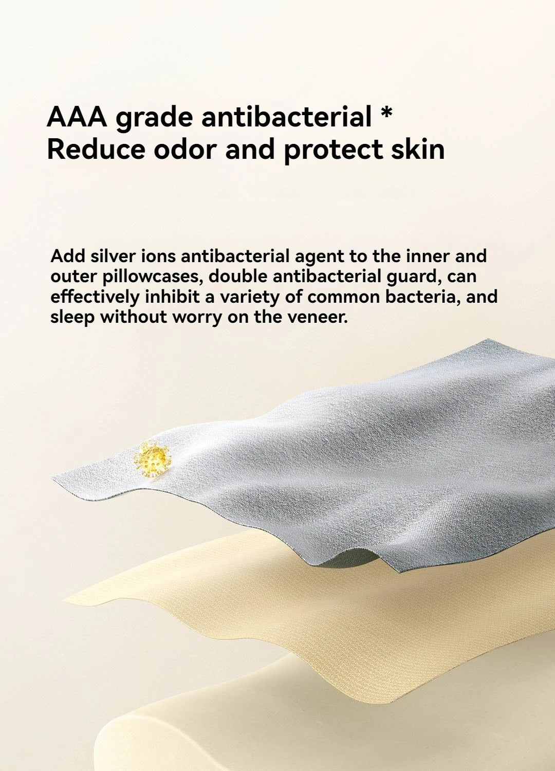 Mijia Memory Cotton Neck Pillow Pro Soft Breathable Antibacterial Strong Support 9cm 11cm High Low Curve Seamless Fit Ergora