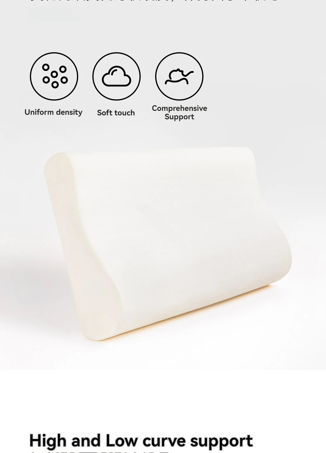 Mijia Memory Cotton Neck Pillow Pro Soft Breathable Antibacterial Strong Support 9cm 11cm High Low Curve Seamless Fit Ergora