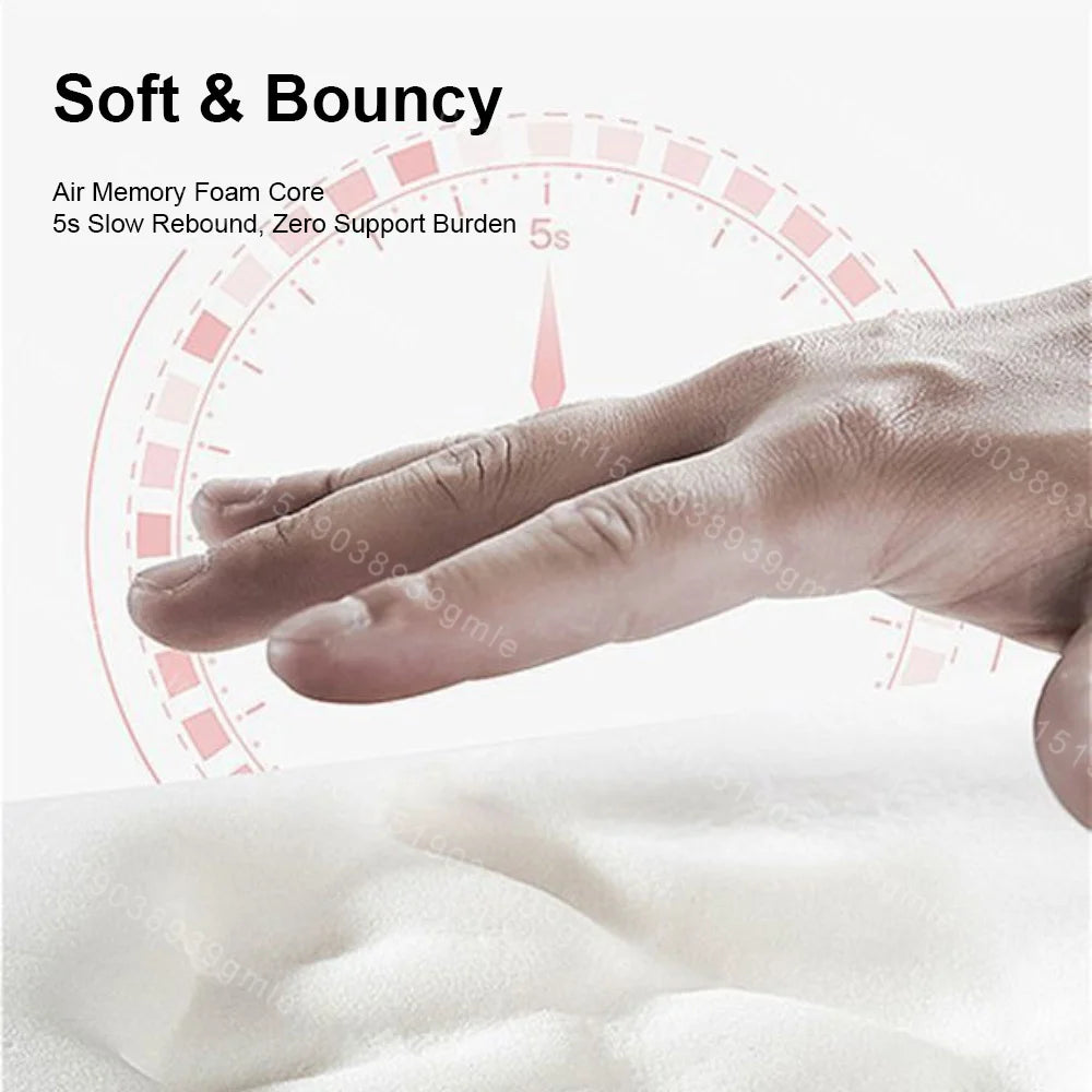 Electric Massage Waist Pad /chair Memory Foam Hot Compress Vibrate Relieve Soreness for Car Office Home Lumbar Support Pillow Ergora