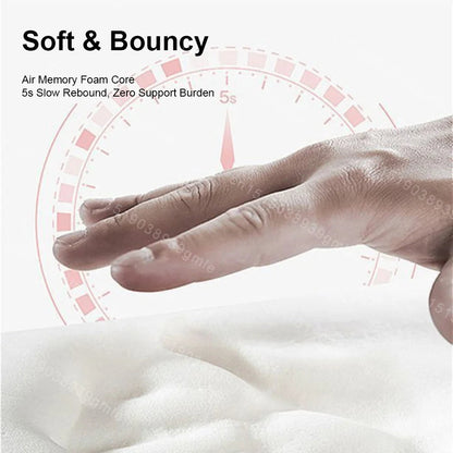 Electric Massage Waist Pad /chair Memory Foam Hot Compress Vibrate Relieve Soreness for Car Office Home Lumbar Support Pillow Ergora