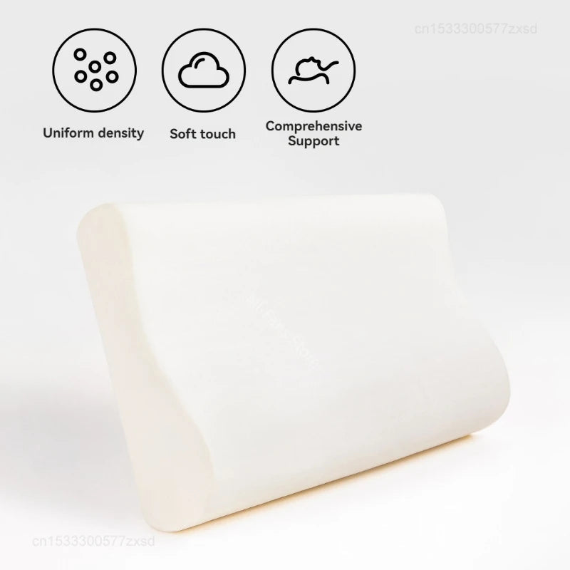 Mijia Memory Cotton Neck Pillow Pro Soft Breathable Antibacterial Strong Support 9cm 11cm High Low Curve Seamless Fit Ergora