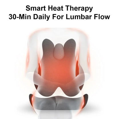 Electric Massage Waist Pad /chair Memory Foam Hot Compress Vibrate Relieve Soreness for Car Office Home Lumbar Support Pillow Ergora