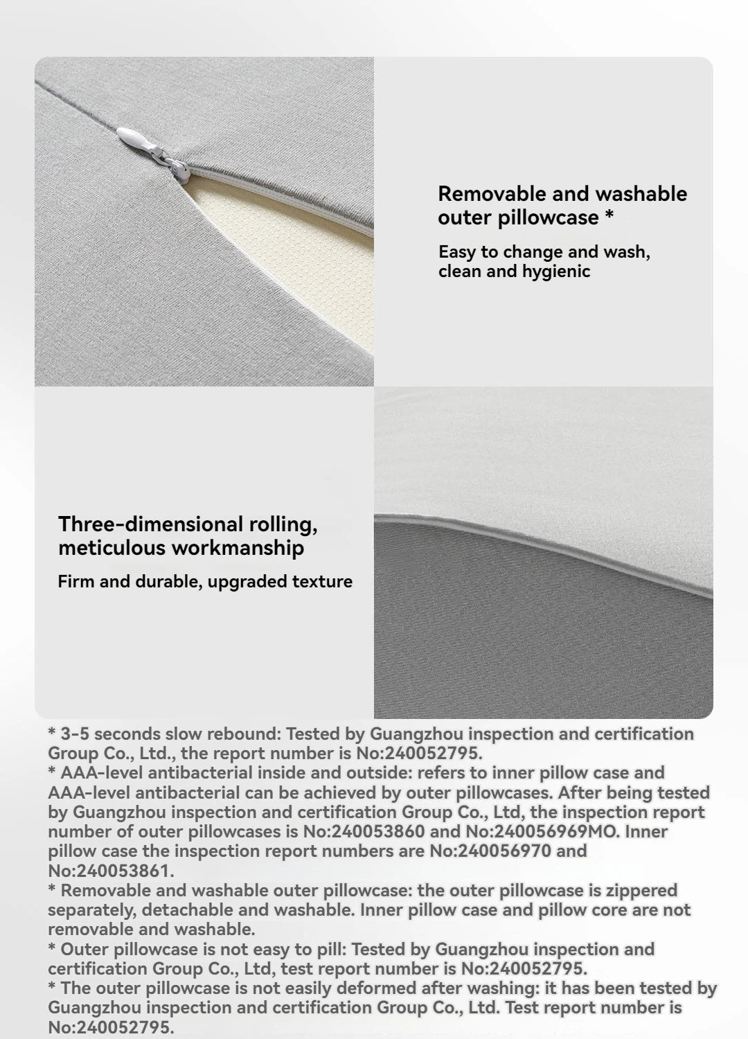 Mijia Memory Cotton Neck Pillow Pro Soft Breathable Antibacterial Strong Support 9cm 11cm High Low Curve Seamless Fit Ergora